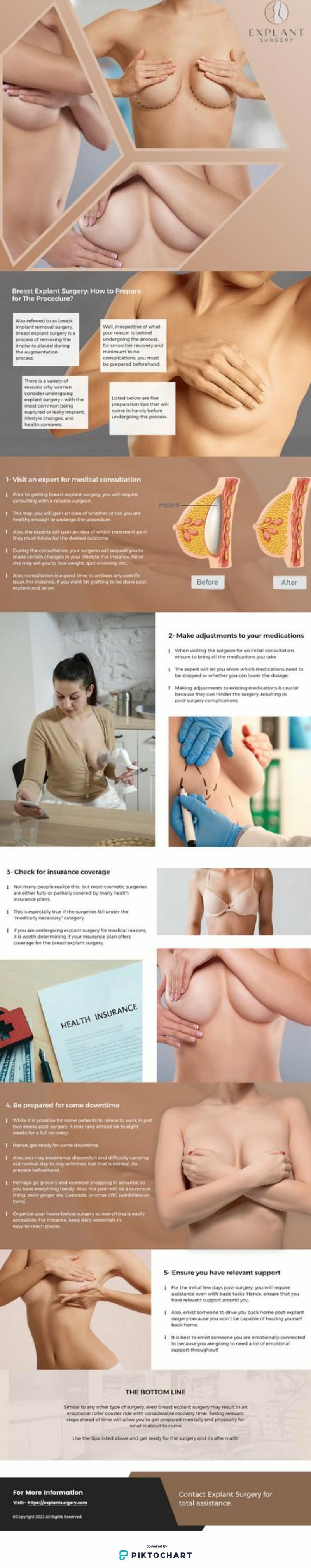 Breast Explant Surgery | Piktochart Visual Editor