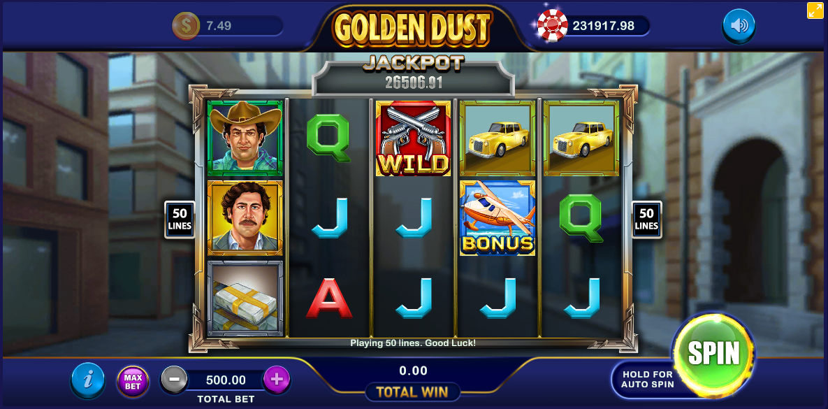 Golden Dust | Online Social Casino Game |  Sweepstakes Slots