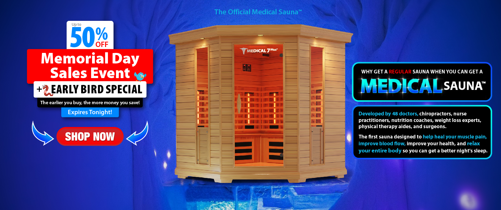 Medical Health Sauna - Buy Now From Sauna Specialists | Medical Saunas