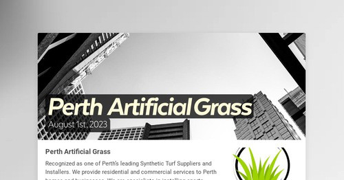 Perth Artificial Grass | Smore Newsletters