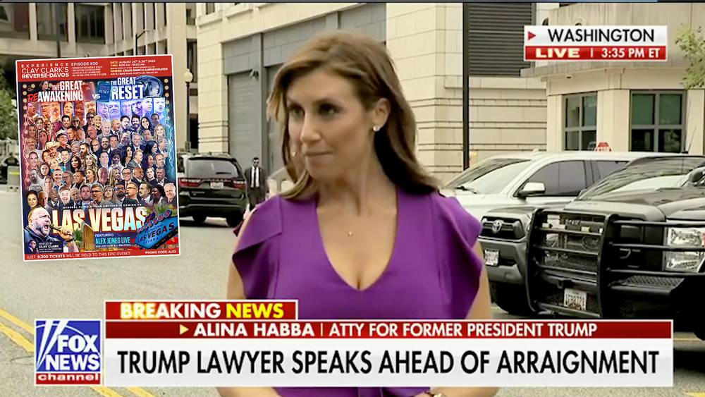 Trump Lawyer Speaks Outside Head of Arraignment!!! Trump Lawyer Alina Habba to Speak At Aug. 25th & 26th Las Vegas ReAwaken Tour | 107 Tickets Remain for ReAwaken America Tour | Request Tickets Via Text At: 918-851-0102