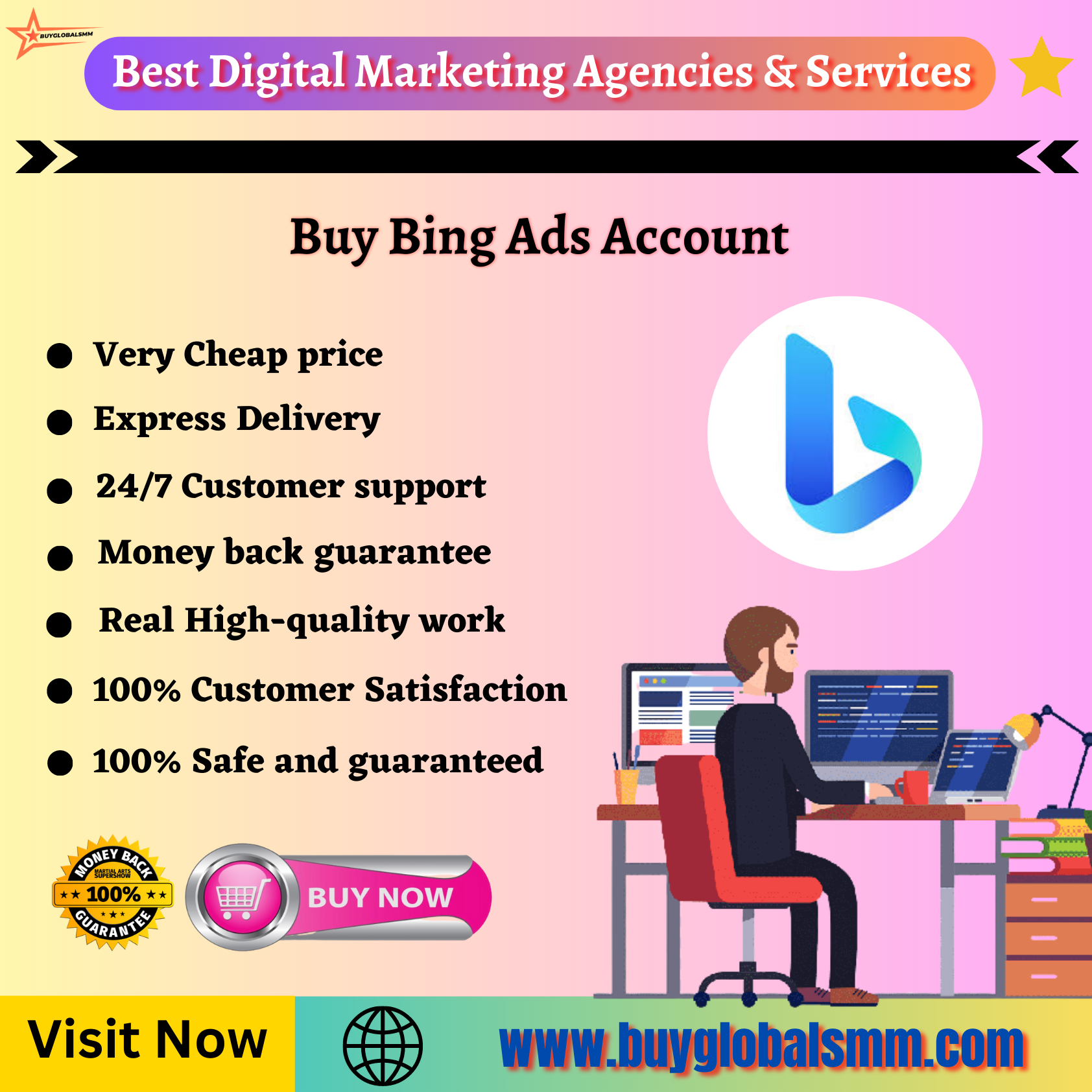 Buy Bing Ads Account-100% trusted service, and cheap...