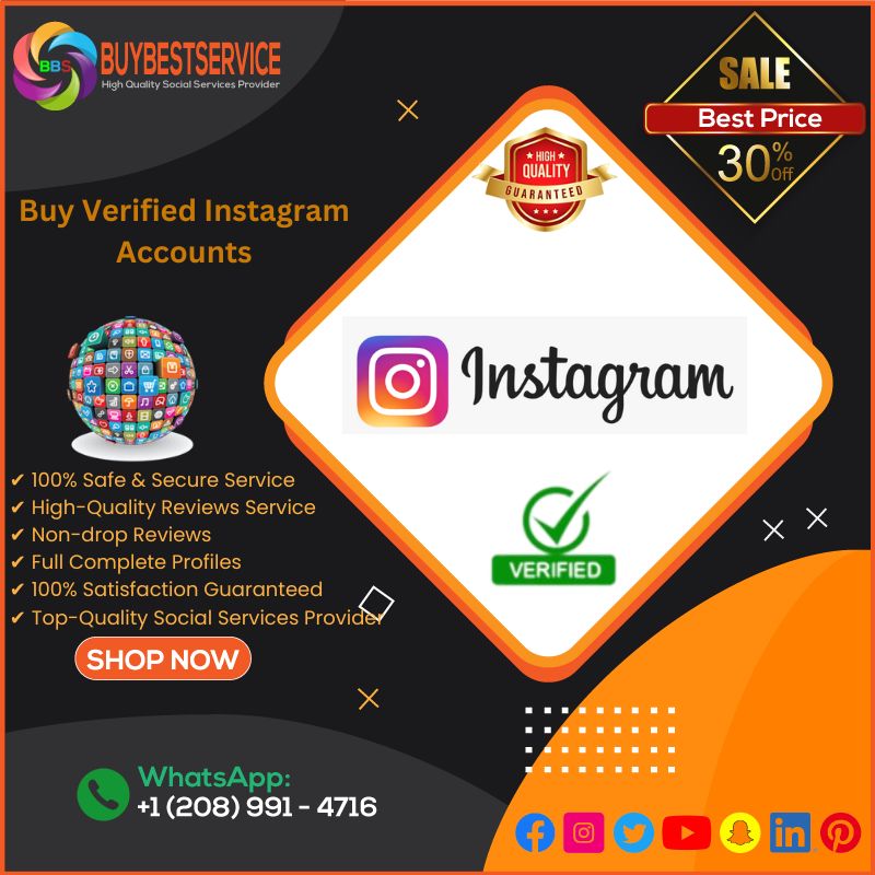 Buy Verified Instagram Accounts - 100% Real & Safe account