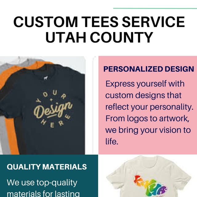 Custom Tees Service Utah County