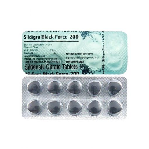 Sildigra Black Force 200 Mg: Power-packed ED Solution