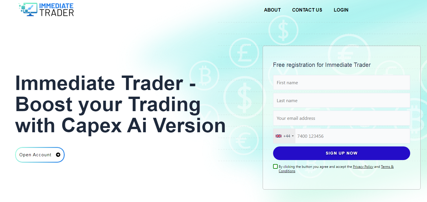 Immediate Trader| Secure & Reliable Trading Platform| SignUp Here