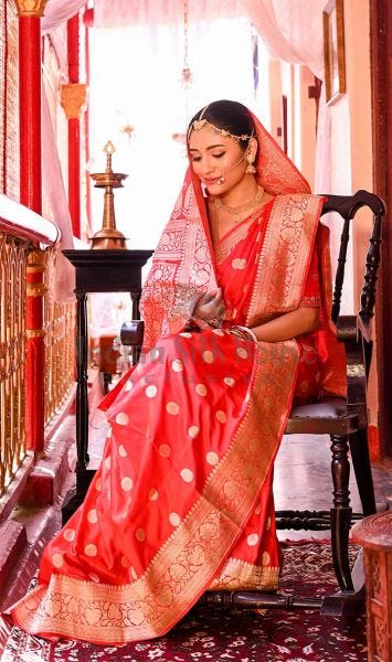 Unveiling the Elegance: The Best Sarees for Weddings | by Indian Silk House | Oct, 2023 | Medium