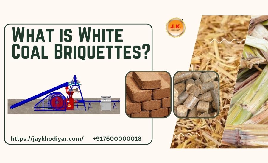White Coal Bio Mass Briquettes - Jay Khodiyar