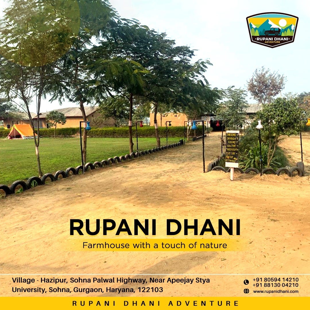 Rupani Dhani: Where Adventure and Tranquility Converge in Haryana’s Premier Activity Resort | by rupanidhani | Oct, 2023 | Medium
