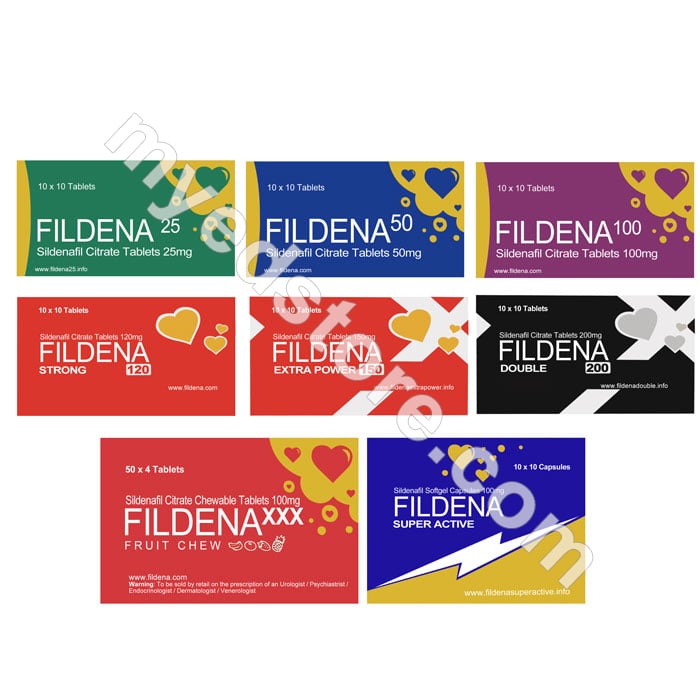 Fildena - Drugs for ED without a prescription for men and women