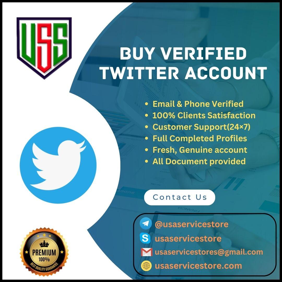 Buy Verified Twitter Account - 100% USA Phone Verified, Best