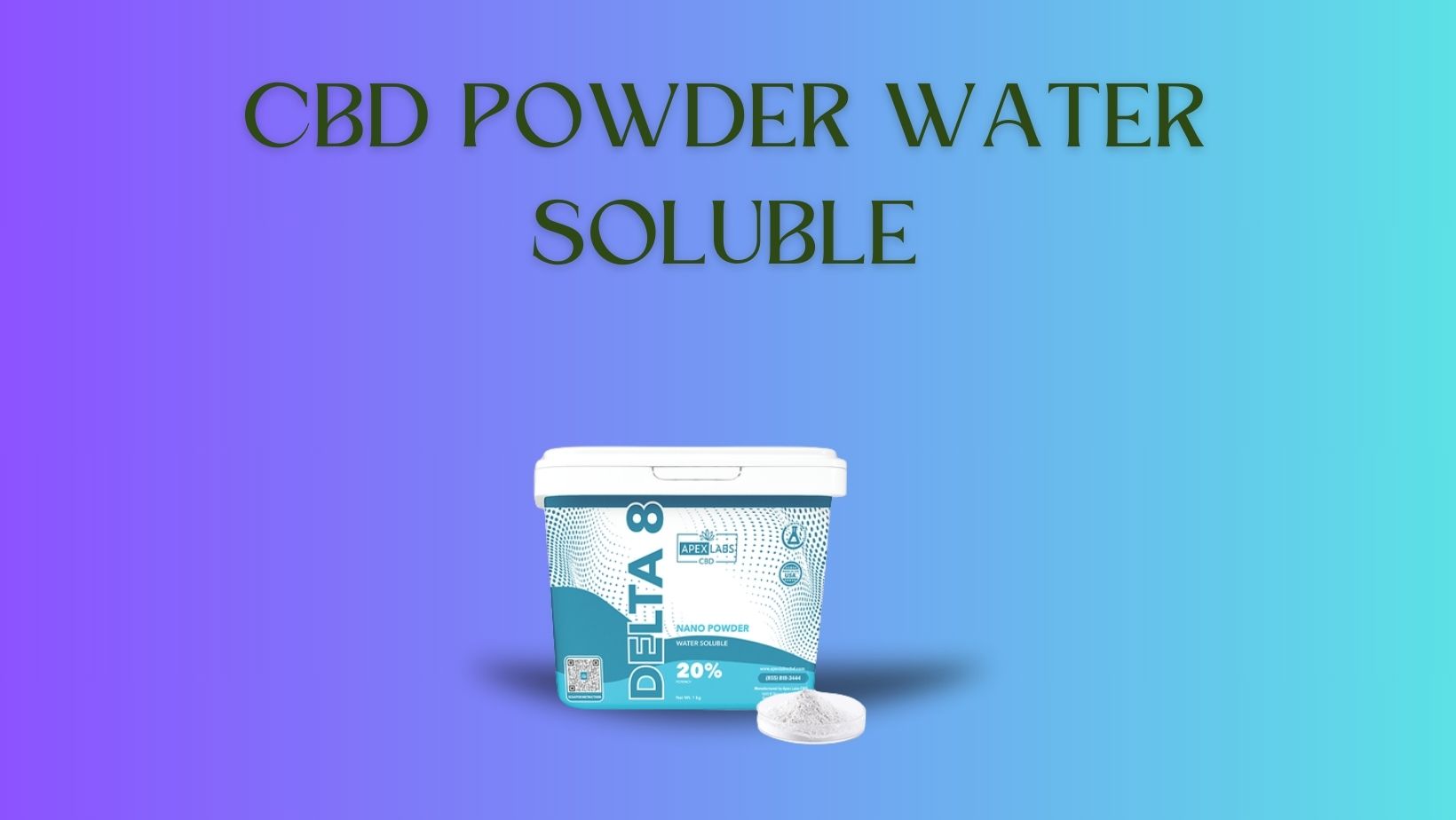 Is CBD Powder Water Soluble the Right Choice for You?