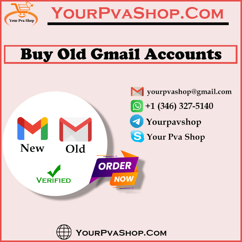 Buy Old Gmail Accounts. We Sale US, UK, UA, CA, AUS And JP