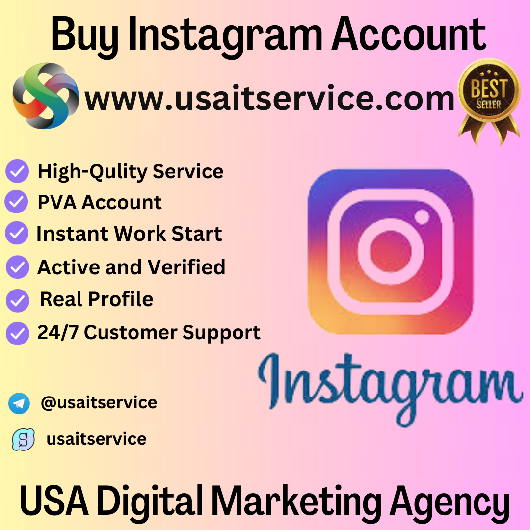 Buy Instagram Account - 100% Real & Instant