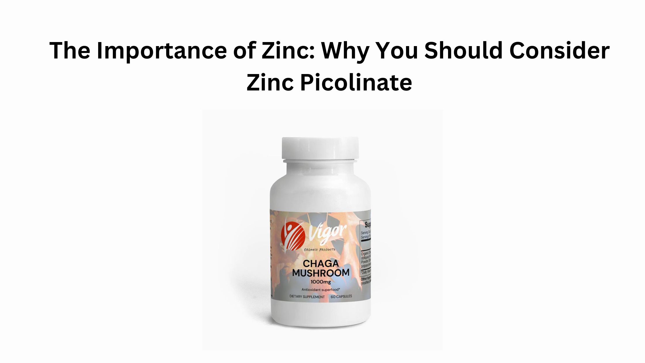 The Importance of Zinc: Why You Should Consider Zinc Picolinate | Zupyak