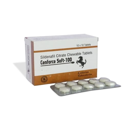 Cenforce Soft (Sildenafil) 100 Mg Chewable Tablets Online
