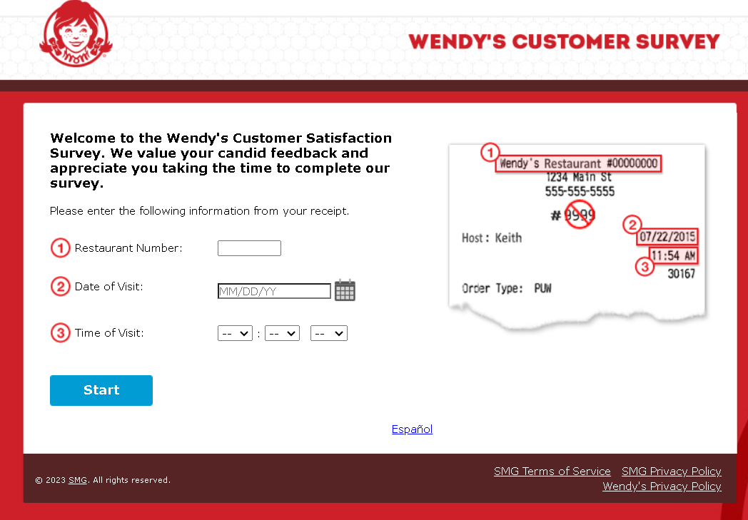 www.talktowendys.com - Win Free Sandwich - Wendy's Survey