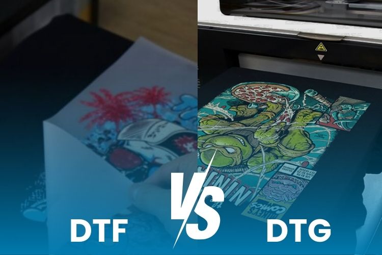 DTG vs DTF Printing: Choosing the Right Printing Method for Your Print Shop