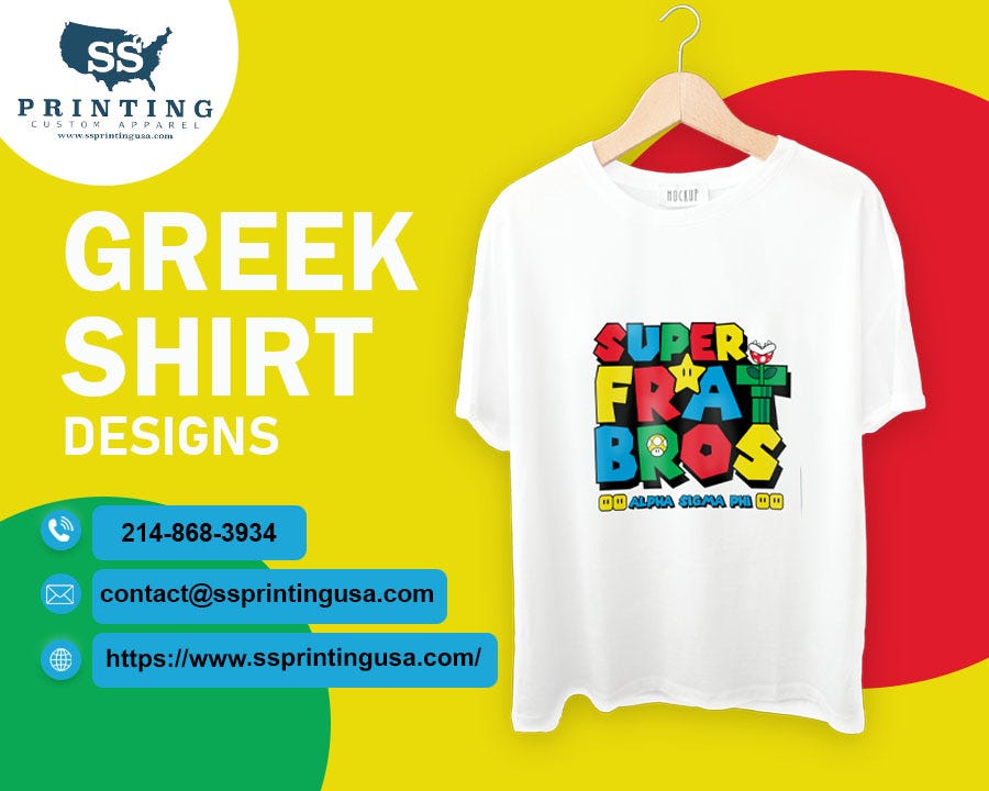 5 Tips for Styling Greek T-Shirts for Men in 2023 | by ss printing | Oct, 2023 | Medium