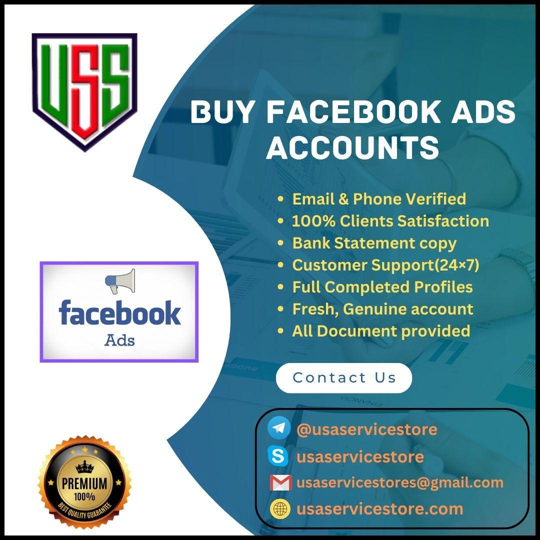 Buy Facebook ads accounts - 100% Best Quality, Aged Account