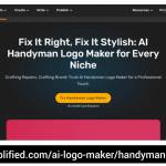 AI Handyman Logo Maker Profile Picture