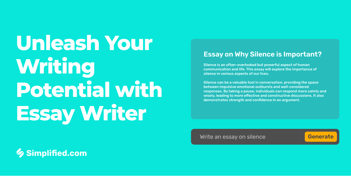 Free AI Essay Writer & Essay Generator | Essay Writing Tool
