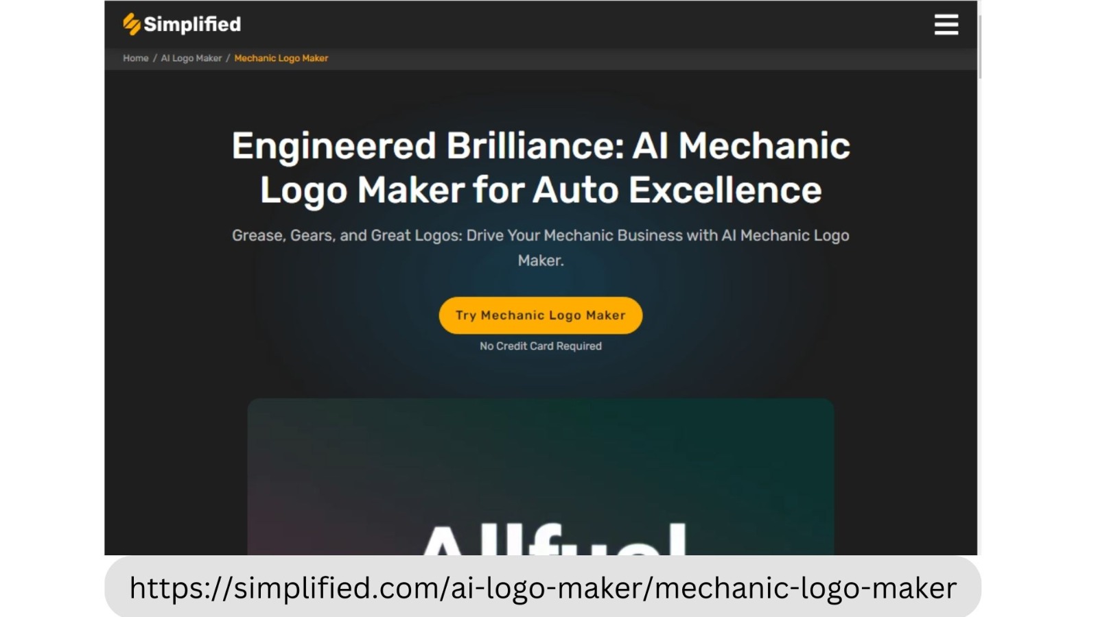 AI Mechanic Logo Maker Cover Image