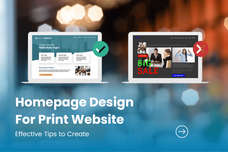 Design Tips for an Effective Print Website Home Page