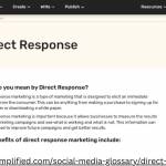 direct response Profile Picture