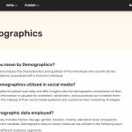 demographics meaning Profile Picture
