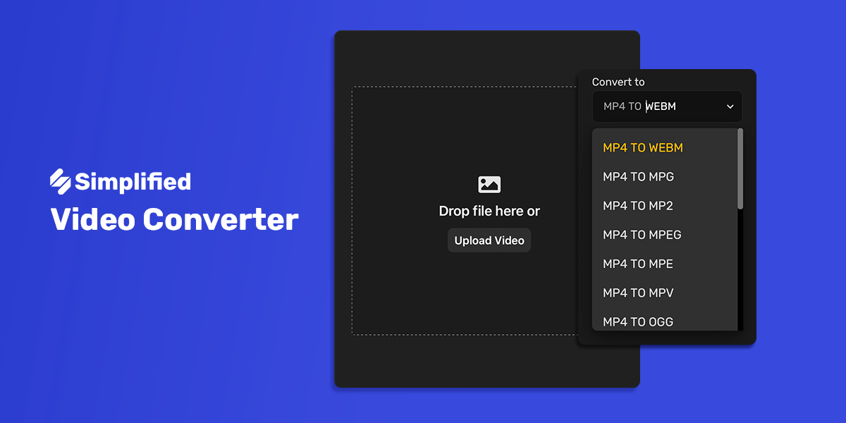 Convert MOV to MPEG Video Online for Free