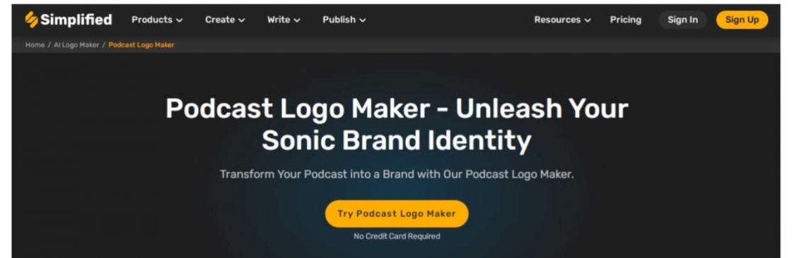 AI Podcast Logo Maker Cover Image
