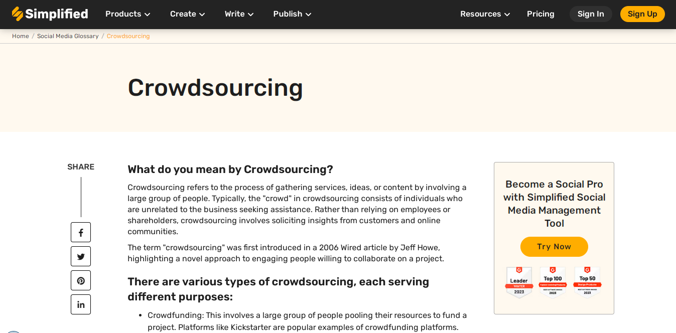 crowdsourcing meaning Cover Image