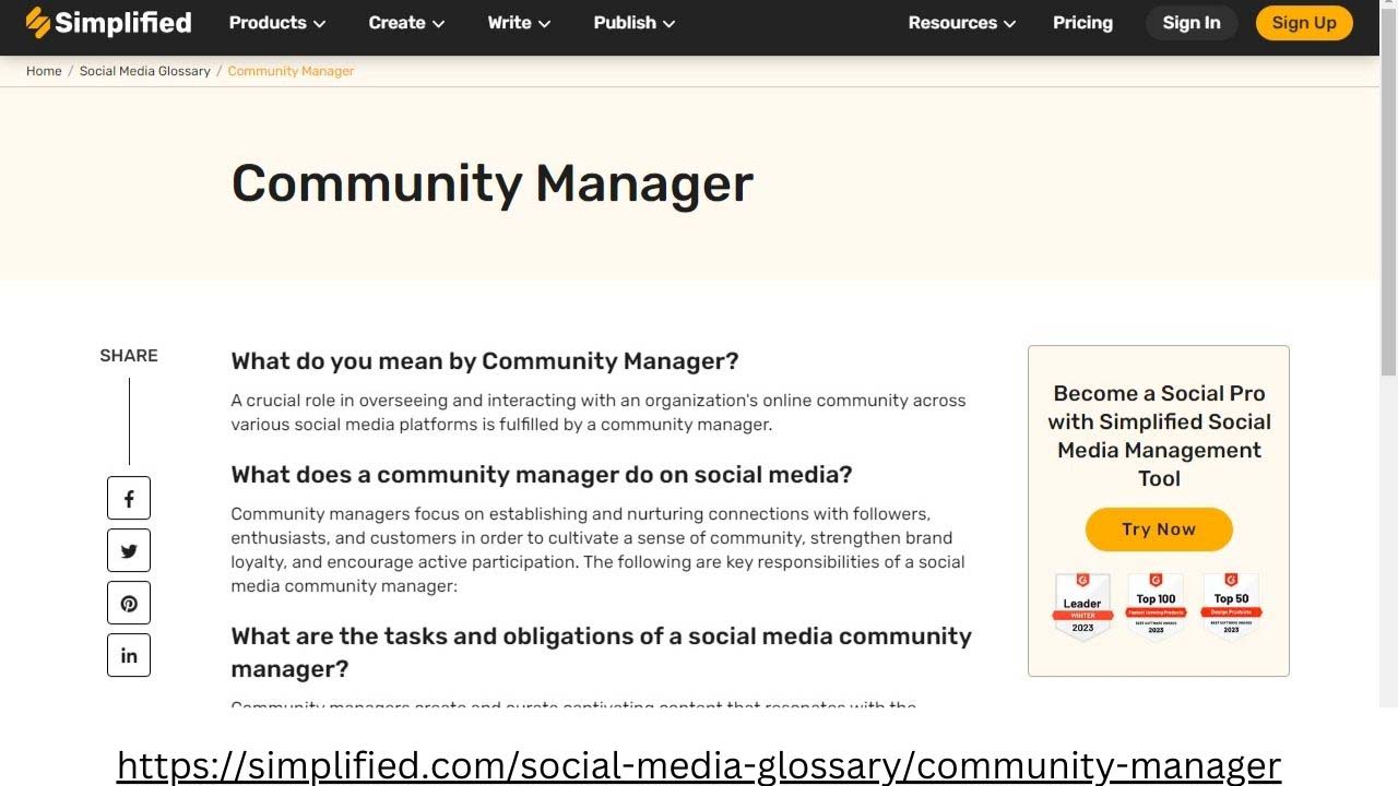 Community Manager Cover Image
