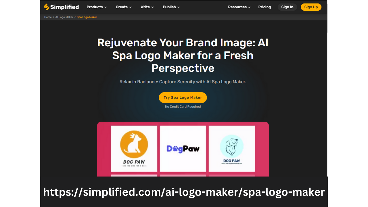 AI Spa Logo Maker Cover Image