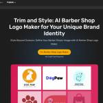 AI Barber Shop Logo Maker Profile Picture