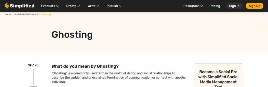 ghosting means Cover Image