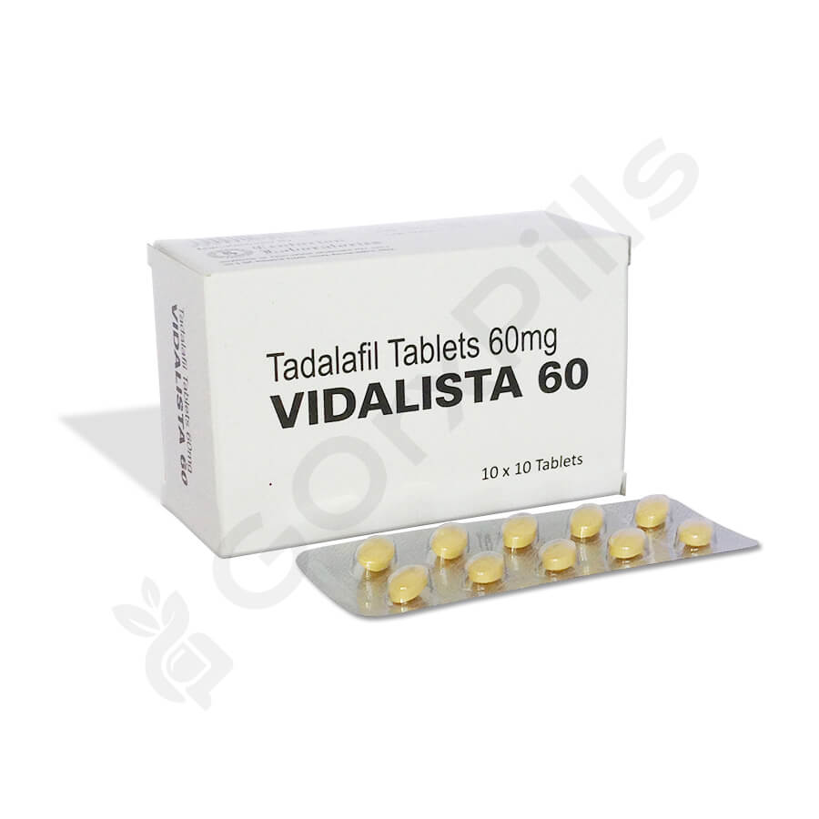 Order Vidalista 60 mg (Tadalafil) | Reviews & Work [20% Off]