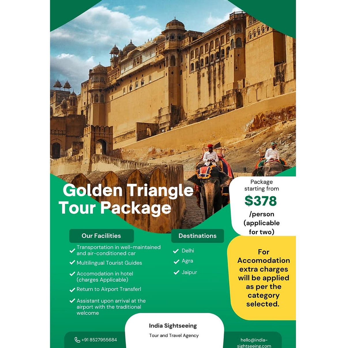 Golden Triangle Package Discovering the Rich History of India | by Indiasightseeing | Jan, 2024 | Medium