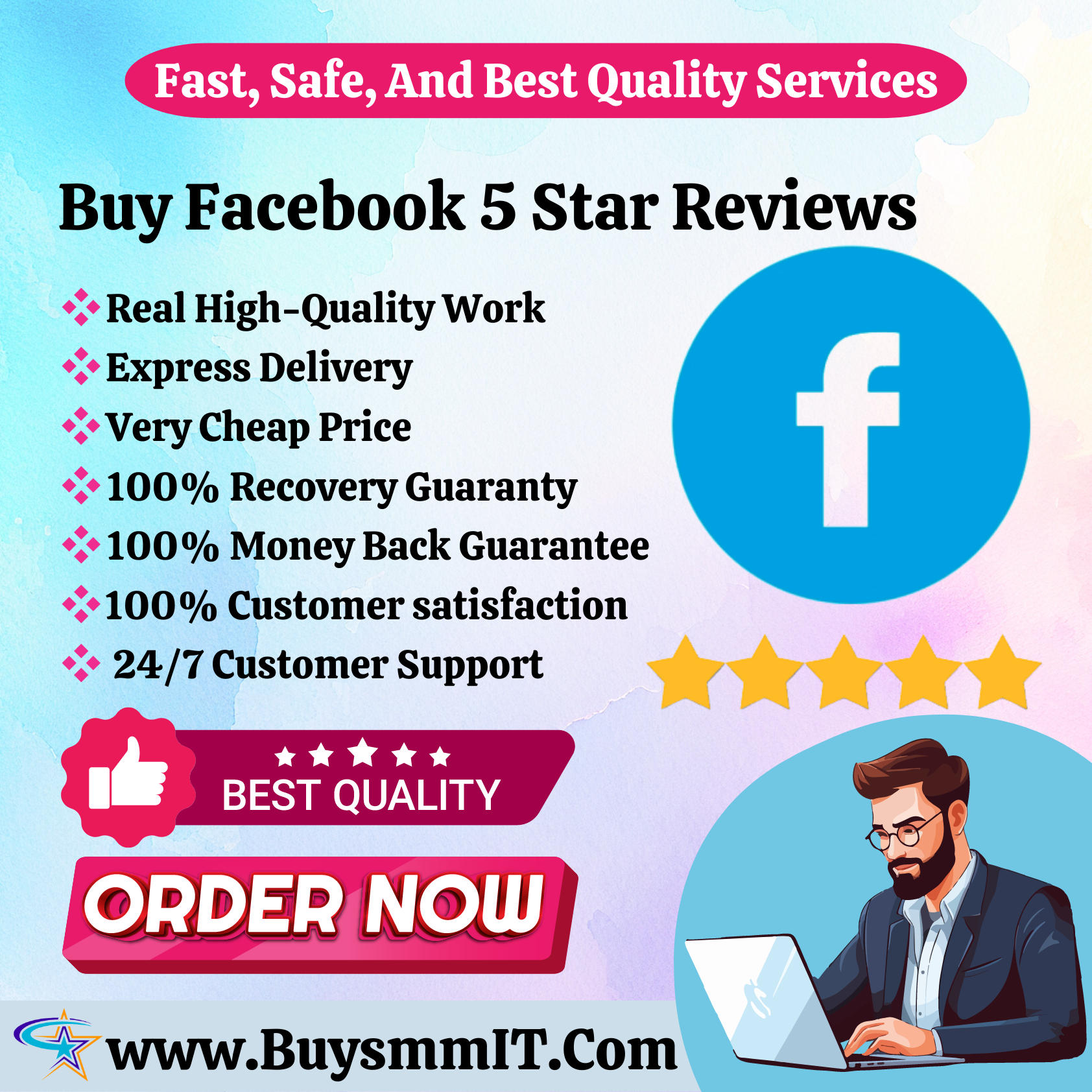 Buy Facebook 5 Star Reviews - Best 5 Star Review Services