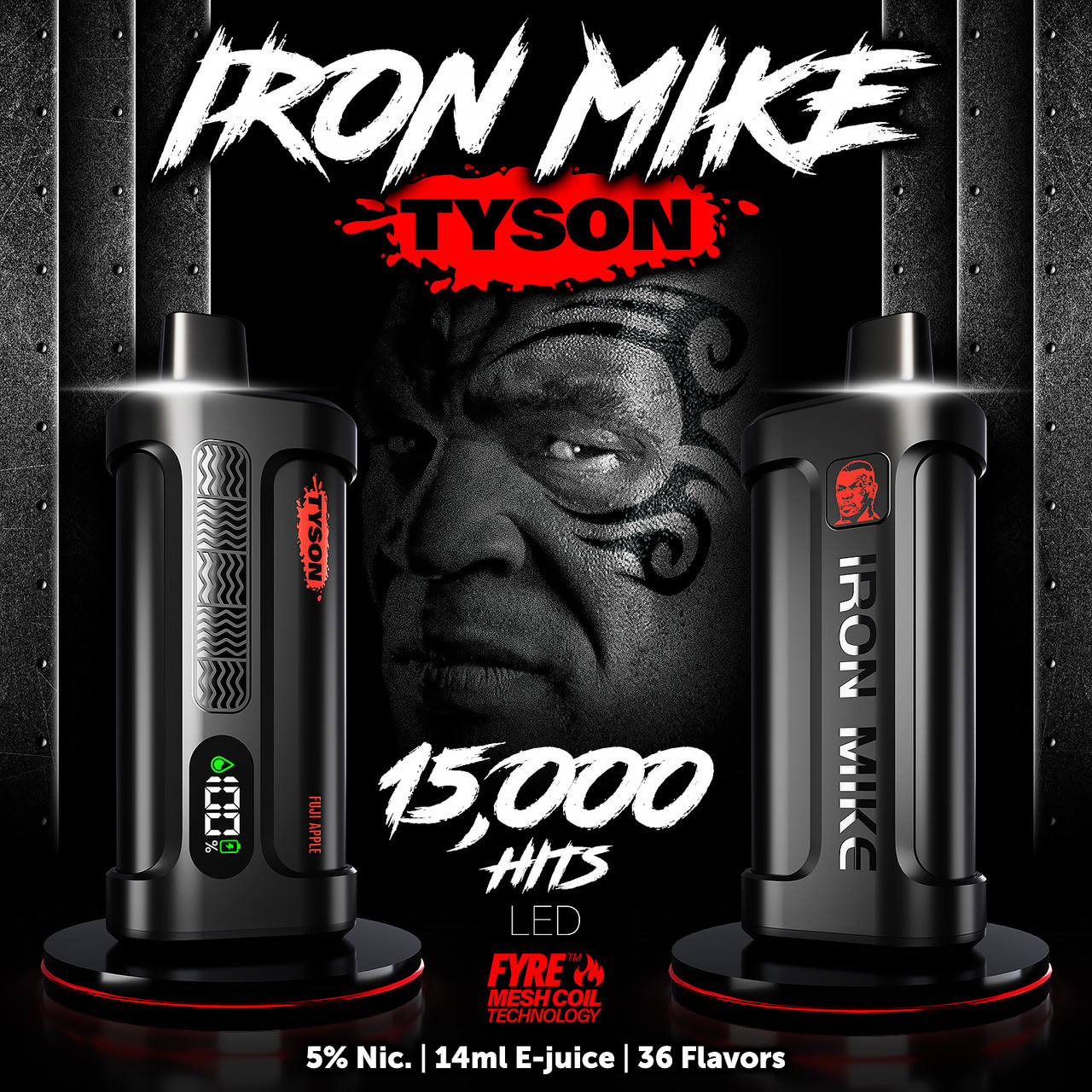 Watermelon – Iron Mike Tyson 15000 Puffs | All Flavors Available