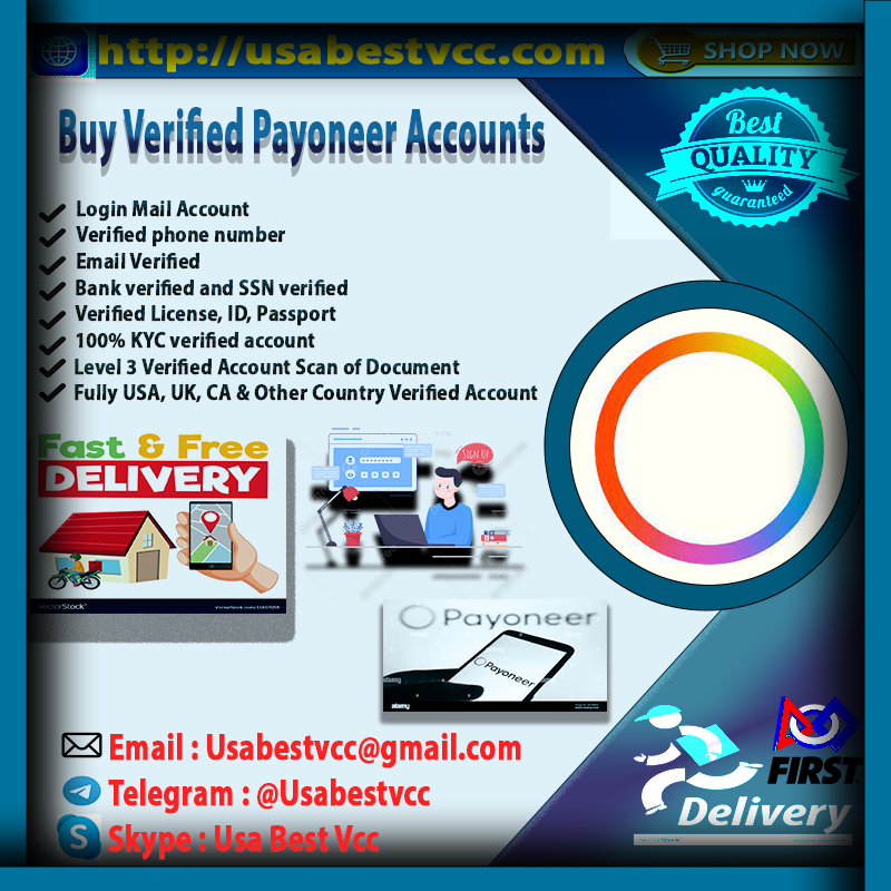 Buy Verified Payoneer Accounts - 100% Bank and ID Verified