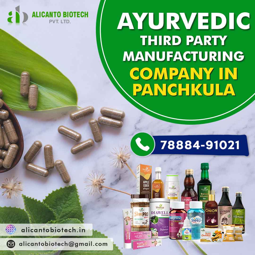 Ayurvedic Third-Party Manufacturing Company in Panchkula - Alicanto Biotech