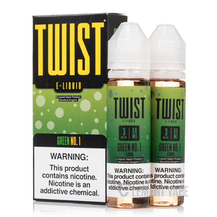 Green No.1 Twist E Liquid Flavor 120ml Vape Device Experience