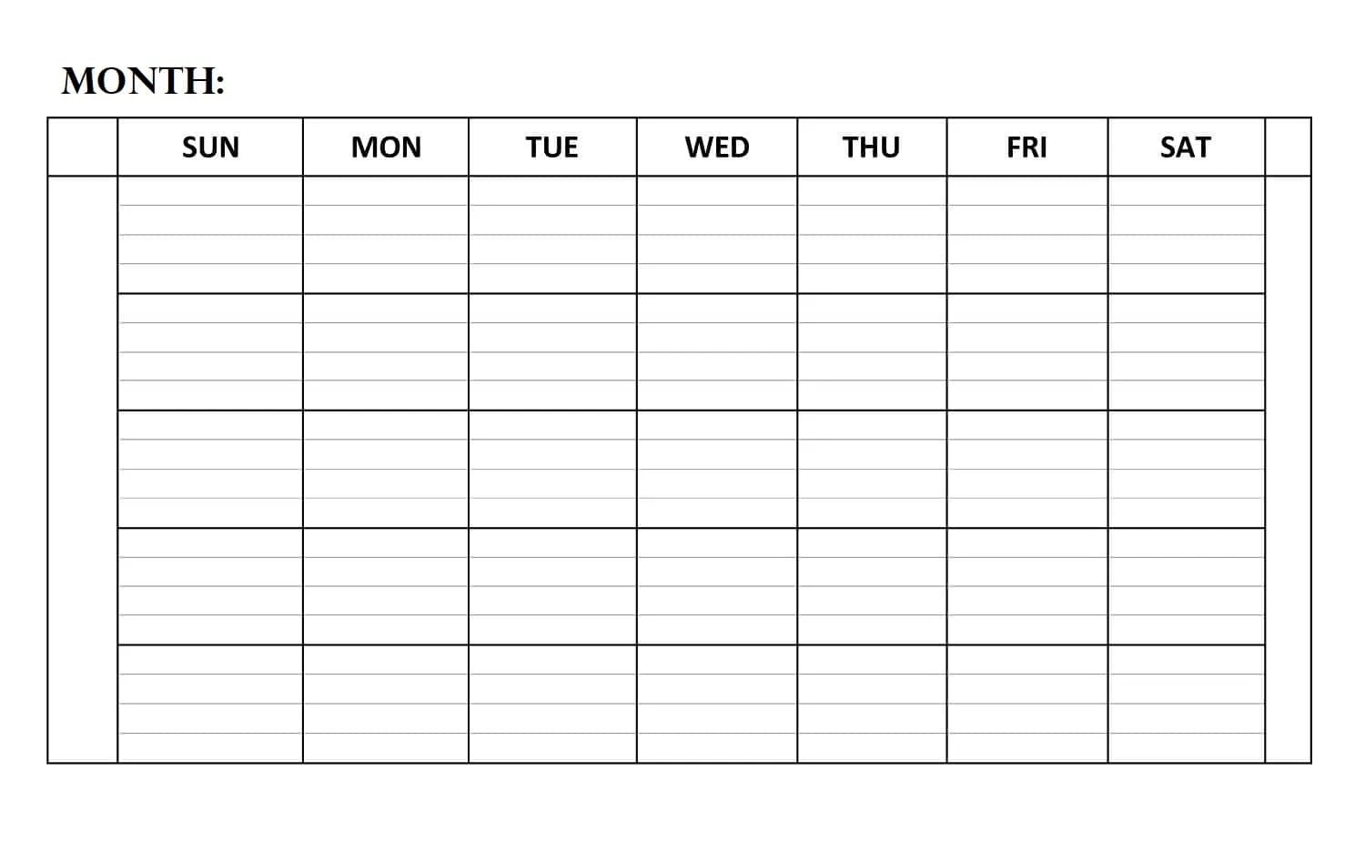 Monthly Planner -