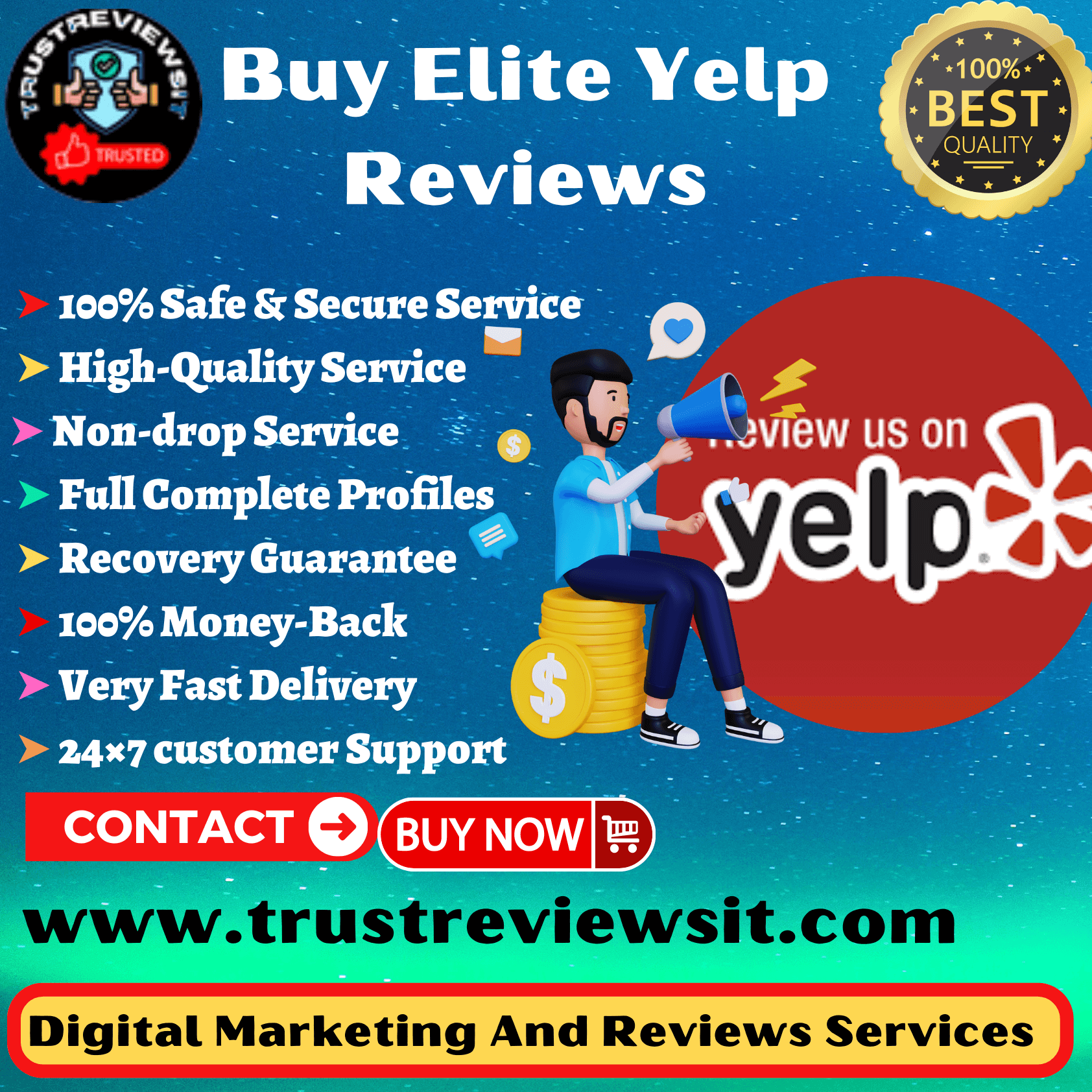 Buy Elite Yelp Reviews - Trust Reviews IT