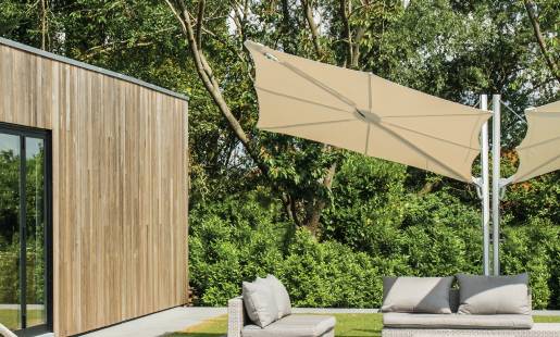 Cantilever side post umbrellas: Perfect Pool & Spa shade solution - Sola & Eclipse range