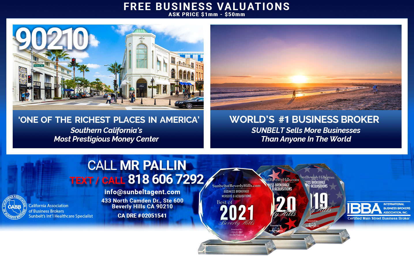 Sunbelt Business Brokers California | Business Brokerage Services