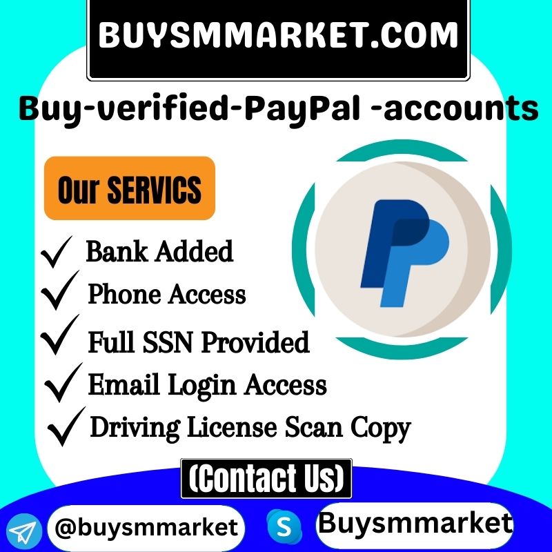 Buy Verified PayPal Account safe document Verified us