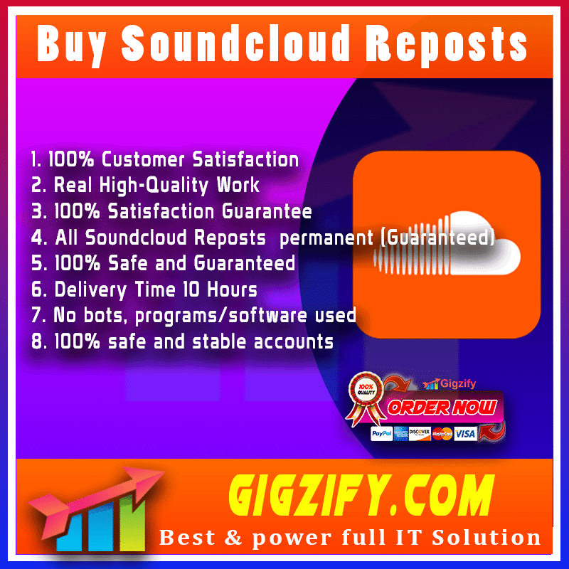Buy Soundcloud Reposts - gigzify